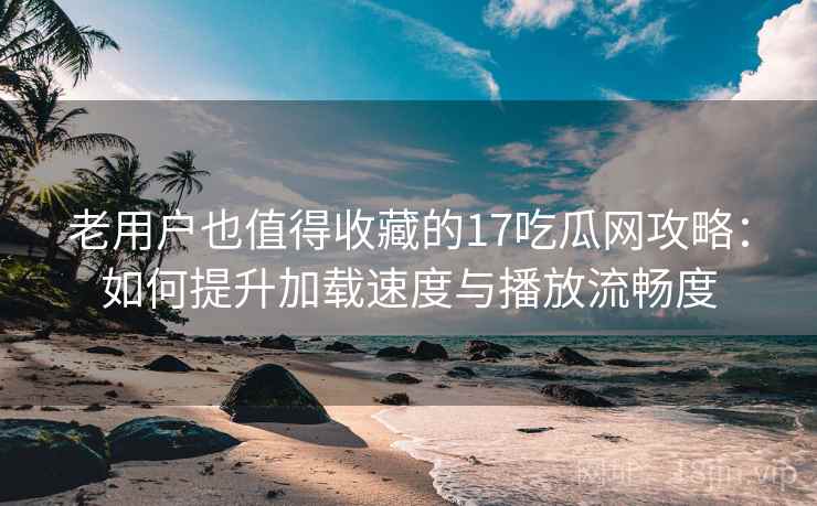 老用户也值得收藏的17吃瓜网攻略：如何提升加载速度与播放流畅度