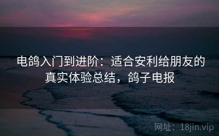 电鸽入门到进阶:适合安利给朋友的真实体验总结,鸽子电报 电鸽入门到进阶:适合安利给朋友的真实体验总结,鸽子电报