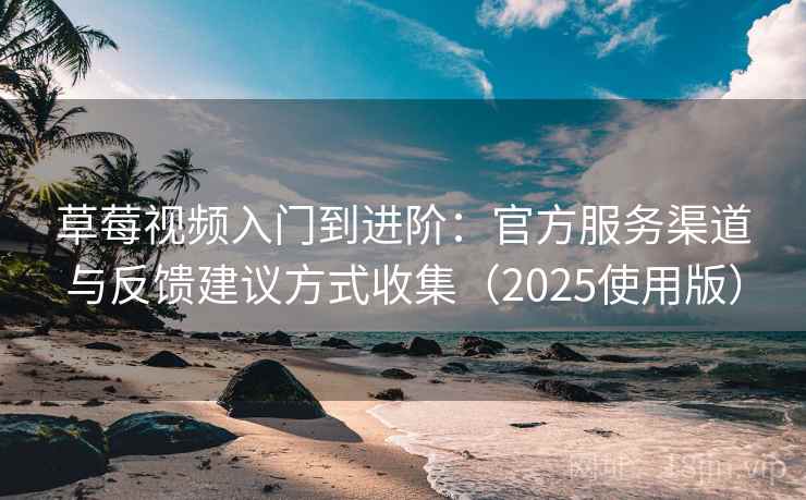 草莓视频入门到进阶：官方服务渠道与反馈建议方式收集（2025使用版）