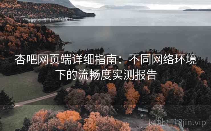 杏吧网页端详细指南：不同网络环境下的流畅度实测报告