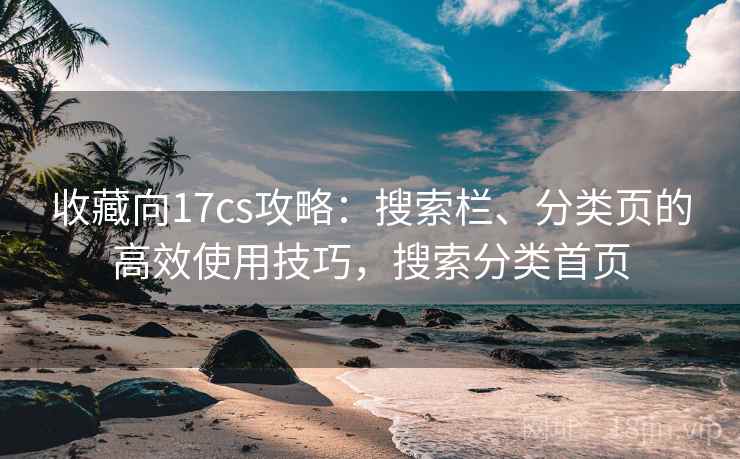 收藏向17cs攻略：搜索栏、分类页的高效使用技巧，搜索分类首页