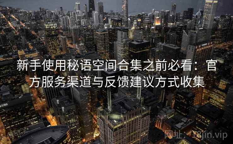 新手使用秘语空间合集之前必看：官方服务渠道与反馈建议方式收集