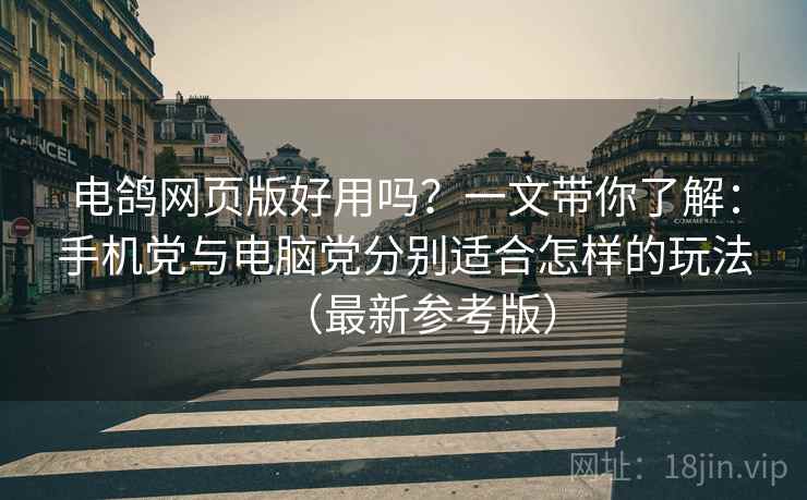 电鸽网页版好用吗？一文带你了解：手机党与电脑党分别适合怎样的玩法（最新参考版）